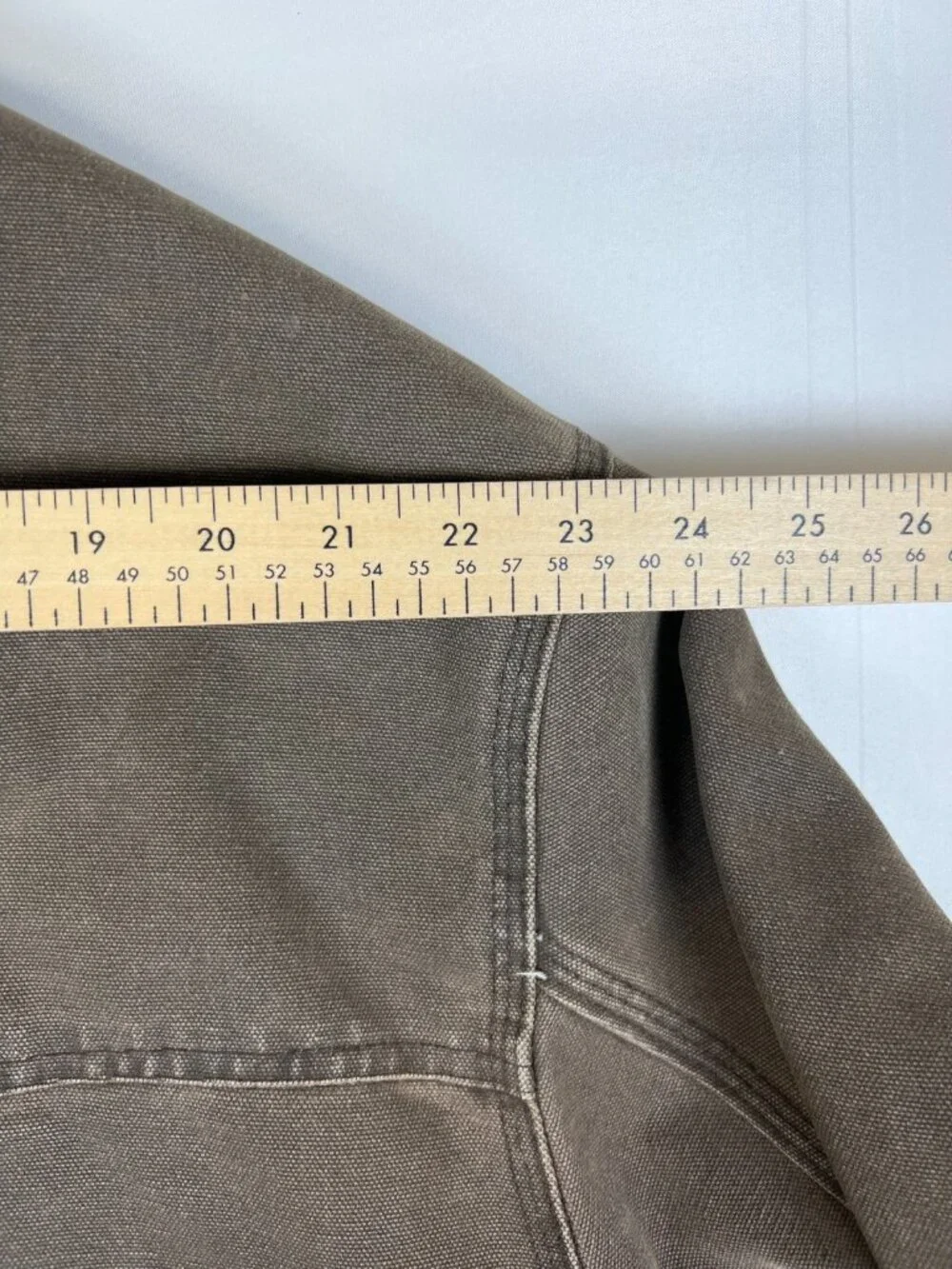 VTG Carhartt Men XLT Brown Sandstone Active Jacket Quilted Flannel Lined J14 CHT - Picture 14 of 14